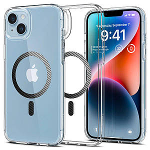 Чохол Spigen Ultra Hybrid Mag до iPhone 14 Carbon Fiber (ACS05050)