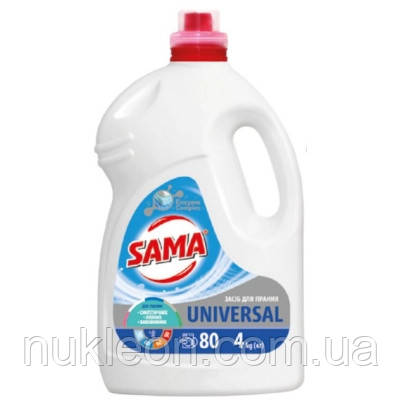 Популярний! Гель для прання Sama Universal 4 кг (4820270630655) - Краща якість тільки на Nukleon.com.ua, фото 1