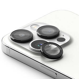 Захисне скло на камеру Fusion Camera Lens Frame Glass до iPhone 15 Pro Black (CM09851RS)
