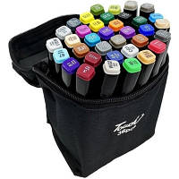 Популярний! Художній маркер Touch двосторонніх скетч маркерів 36 шт в чохлі (XK-MRK-BG) - Краща якість тільки на Nukleon.com.ua