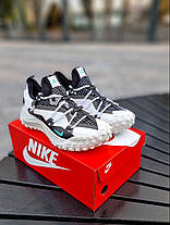 Зимові Чоловічі Кросівки Nike ACG Mountain Fly Low Gore-Tex / Найк АСГ Маунтін Флай Гор Текс Низькі Білі, фото 5