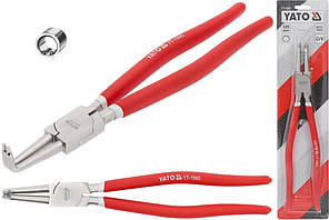 Знімач з Вигином Для Стопорних Кілець Ø 85-150 мм Внутрішніх в Отворі L=325 мм YATO (YT-1995)