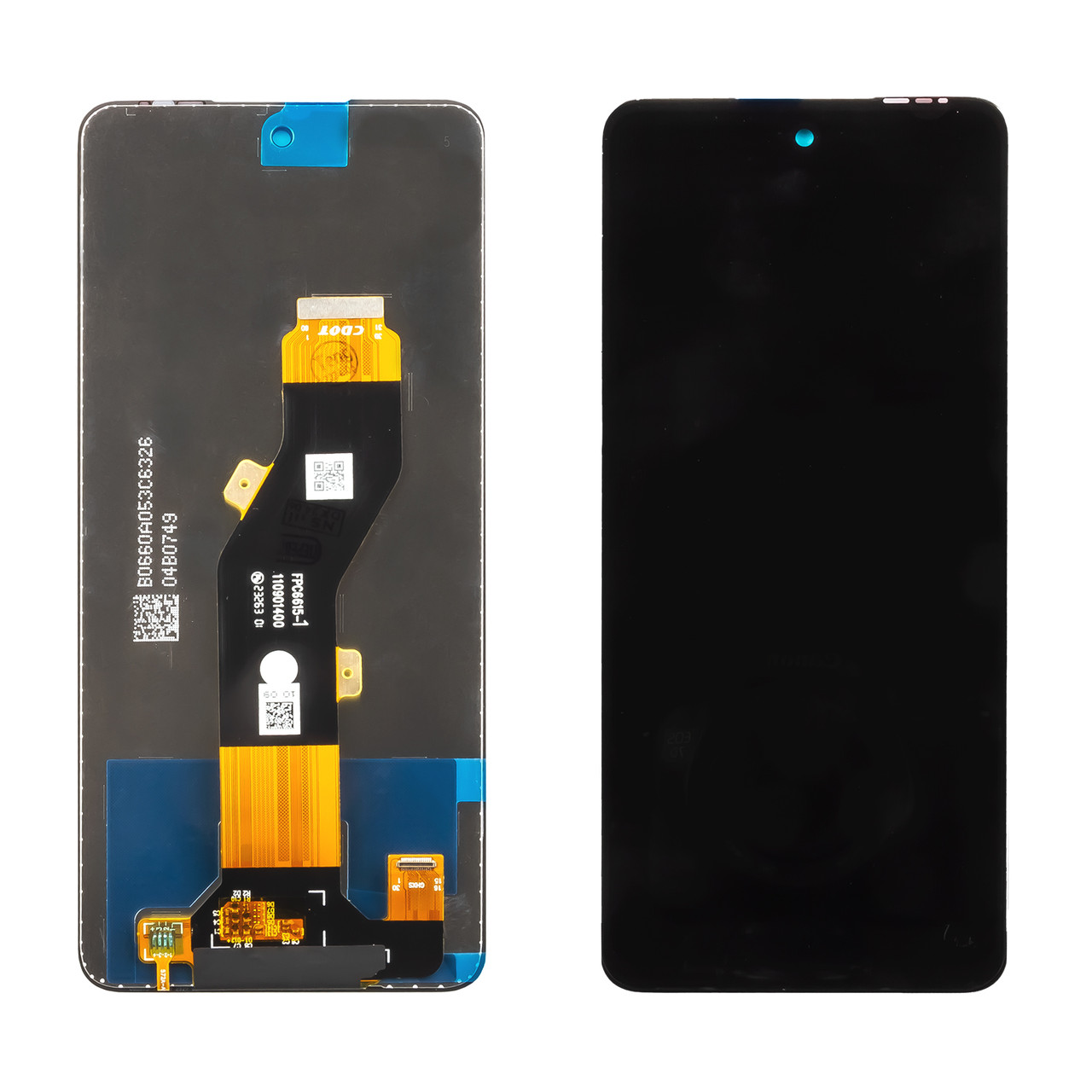 Дисплей TECNO Spark 20 (KJ5n) (2023) з чорним тачскрином