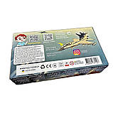 "F-16", дерев'яний конструктор, 93 деталей, 3D-пазл, фото 3