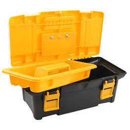 Ящик для інструментів Tolsen 34х18х13 см, 3 органайзера, піддон (80190) - оригінал