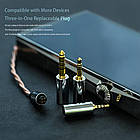 ⇒ EPZ K5 (black) - моніторні 5-драйверні LCP+PU Diaphragm Hibrid In-ear Monitors (1DD + 4BA), фото 6