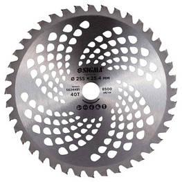 Ніж для тримера Sigma з твердосплавними напайками 255x25.4мм 40Т (5624491) - оригінал