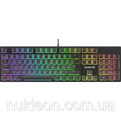 Популярний! Клавіатура GamePro MK85R Red Switch RGB USB Black (MK85R) - Краща якість тільки на Nukleon.com.ua