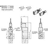 Пневморозподільник SKU 6102-NC-24VDC-K, фото 3