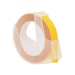 Стрічка для принтера етикеток UKRMARK D-520108-YE, 9 мм х 3 м, жовта, аналог DYMO 520108 / S0898170 (900861) - оригінал