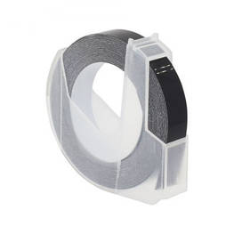 Стрічка для принтера етикеток UKRMARK D-520109-BK, 9 мм х 3 м, чорна, аналог DYMO 520109 / S0898130 (900859) - оригінал