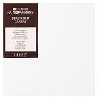 Полотно на підрамнику 15х15 см дрібне зерно бавовна акрил