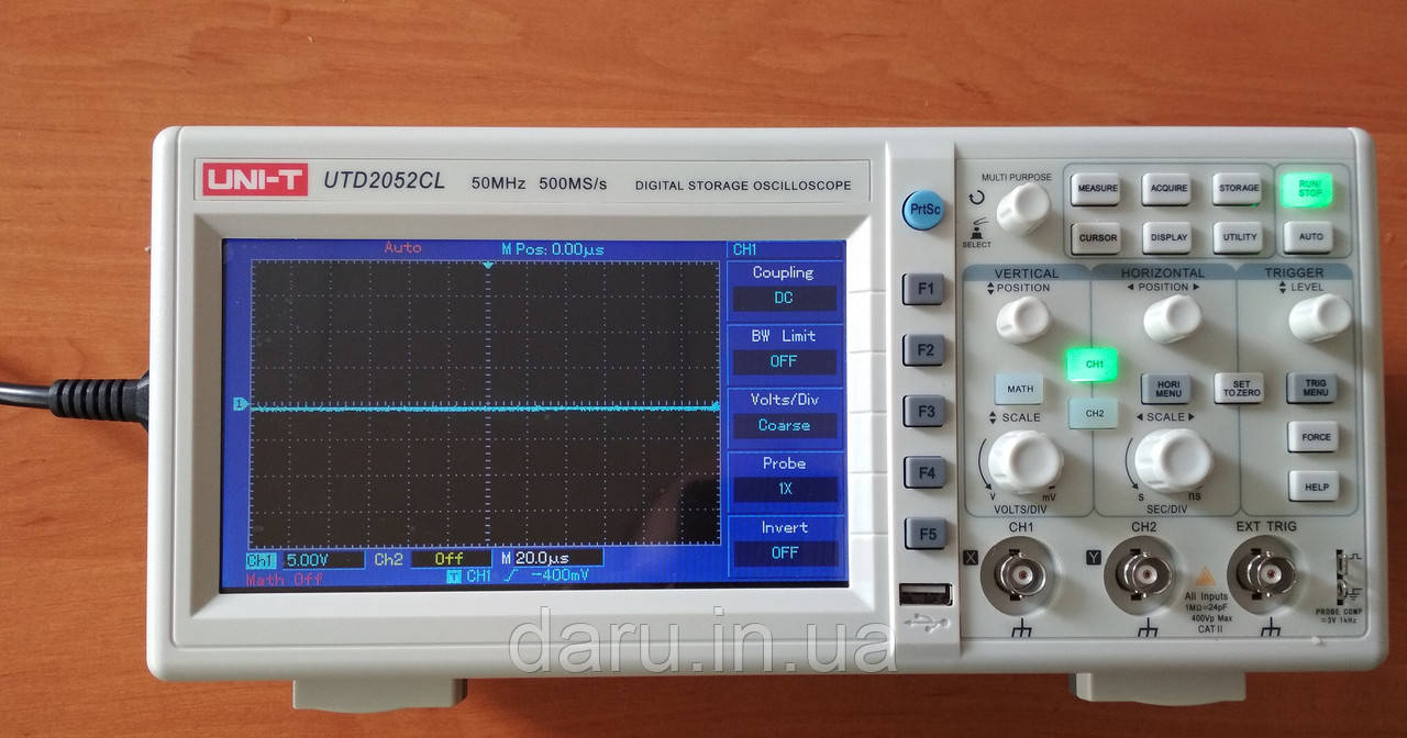 Двоканальний цифровий осцилограф UNI-T UTD2052CL (UTDM12052CL), фото 1