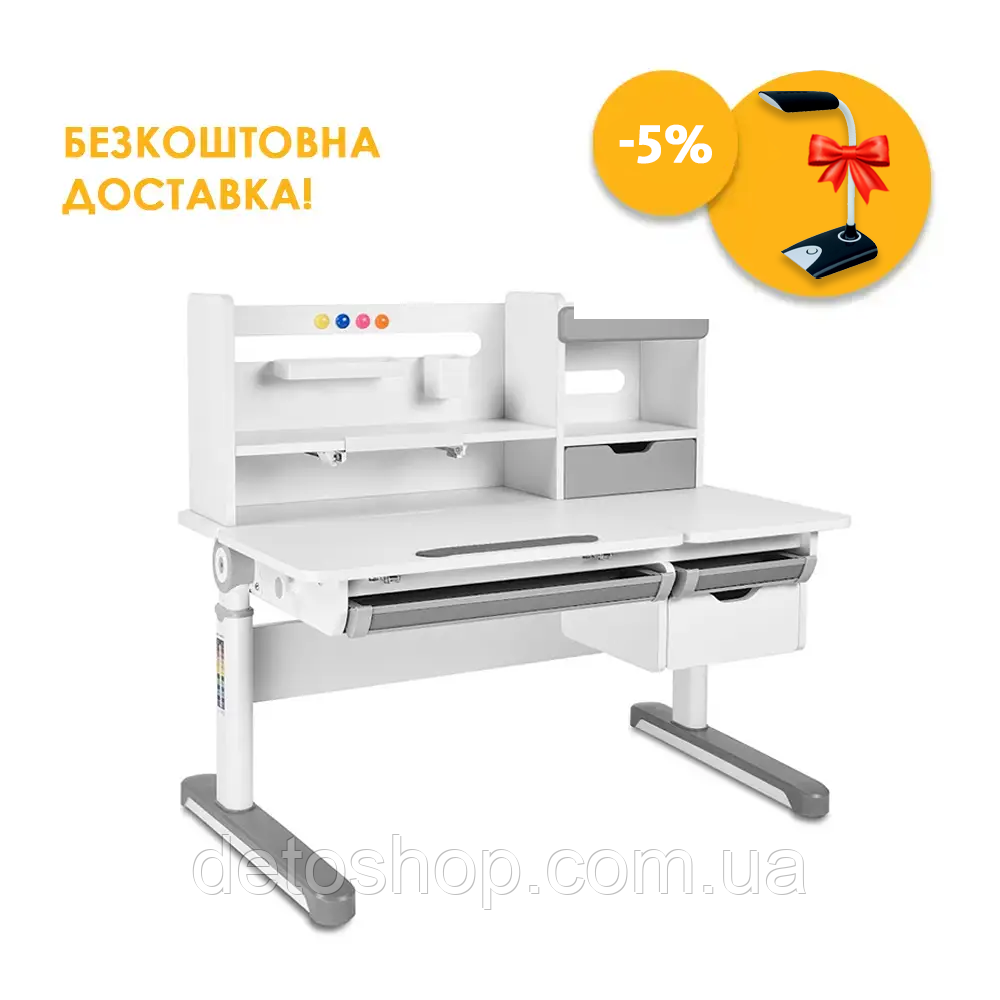 Регульована парта FunDesk Sentire Grey