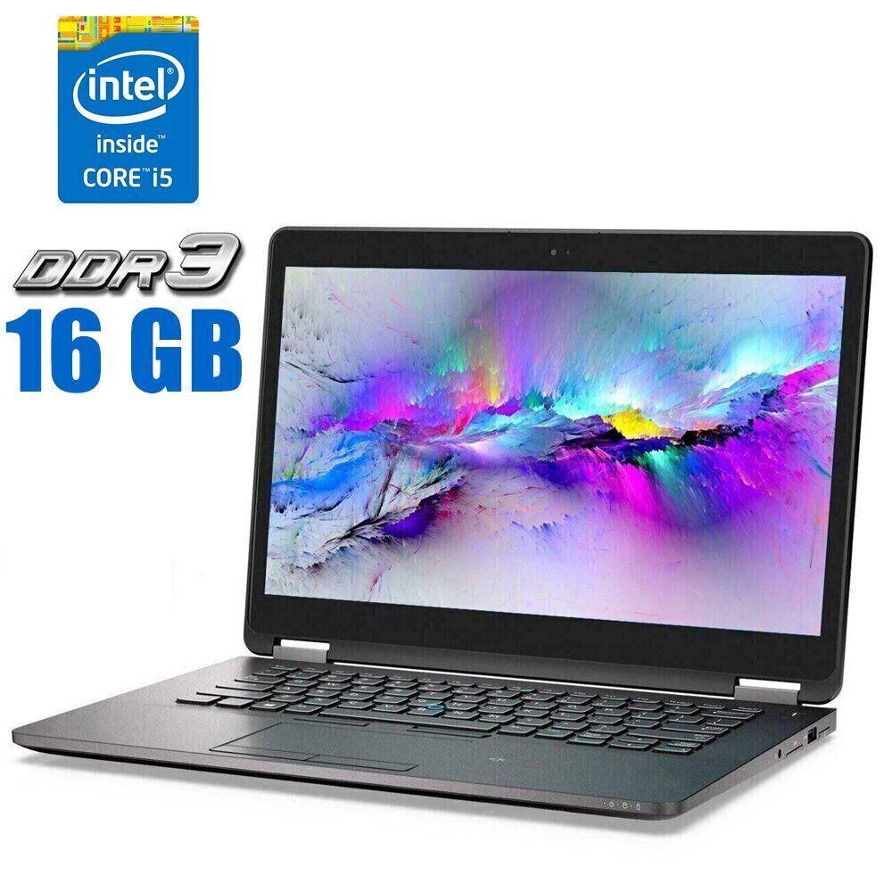 Ультрабук Dell Latitude E7470/ 14" (1920x1080)/ Core i5-6300U/ 16 GB RAM/ 240 GB SSD/ HD 520
