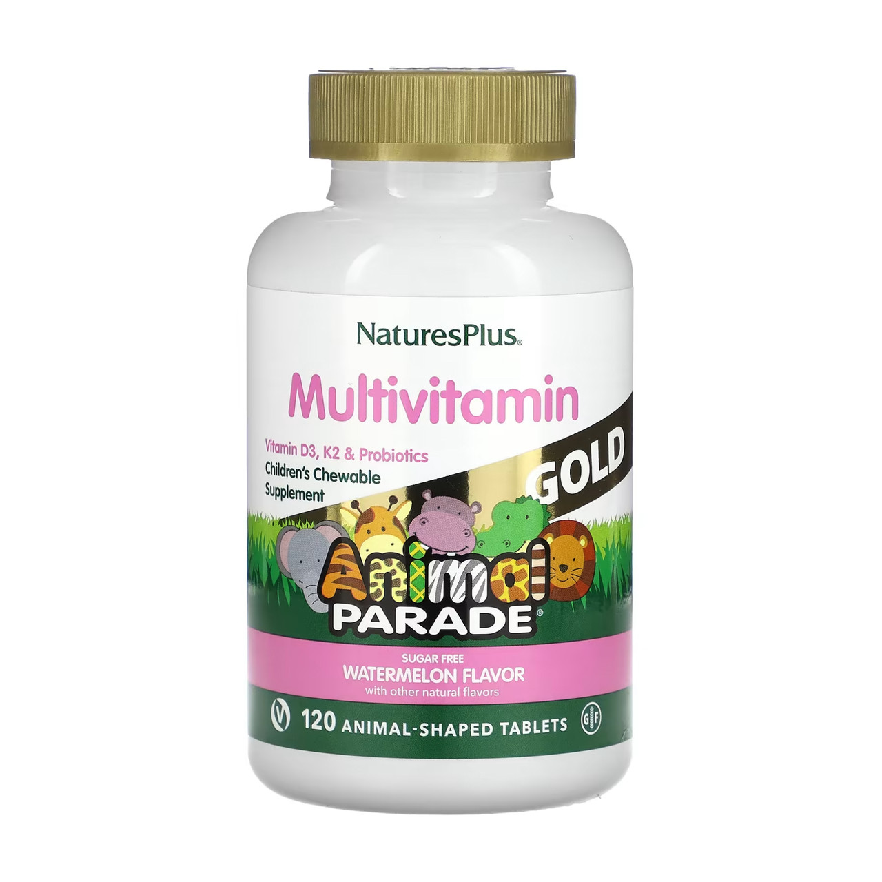Children’s Gold Multivitamin - 120 tabs Watermelon, фото 1