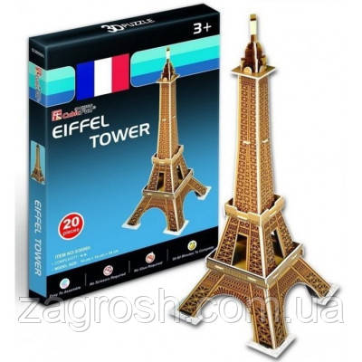Promo Ціна! Пазл Cubic Fun 3D Ейфелева вежа міні (S3006h) - тільки на ZaGrosh.com.ua, фото 1