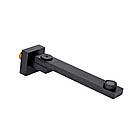 Вилив для систем прихованого монтажу Qtap Vytok 200 мм прямокутний QTVYT246BLM45937 Black Matt, фото 4