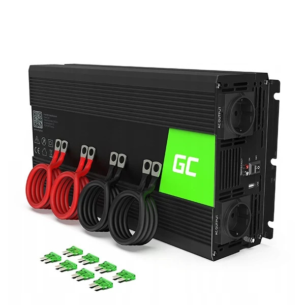 Перетворювач 1000W/2000W DC-AC Green Cell INVGC09