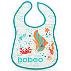 Promo Ціна! Слинявчик Baboo бавовняний Sea Life, 3+ місяців (білий) (11-010) - тільки на ZaGrosh.com.ua