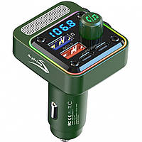 Автомобільний FM-трансміттер Aspiring Wave 11 PD 54W LED/Bluetooth//QC3.0, 2хUSB-C 36W (WA.7002)