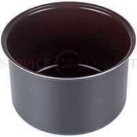 Чаша для мультиварки 5L (кераміка) D=233mm H=147m Moulinex коричневий_нар. сірий