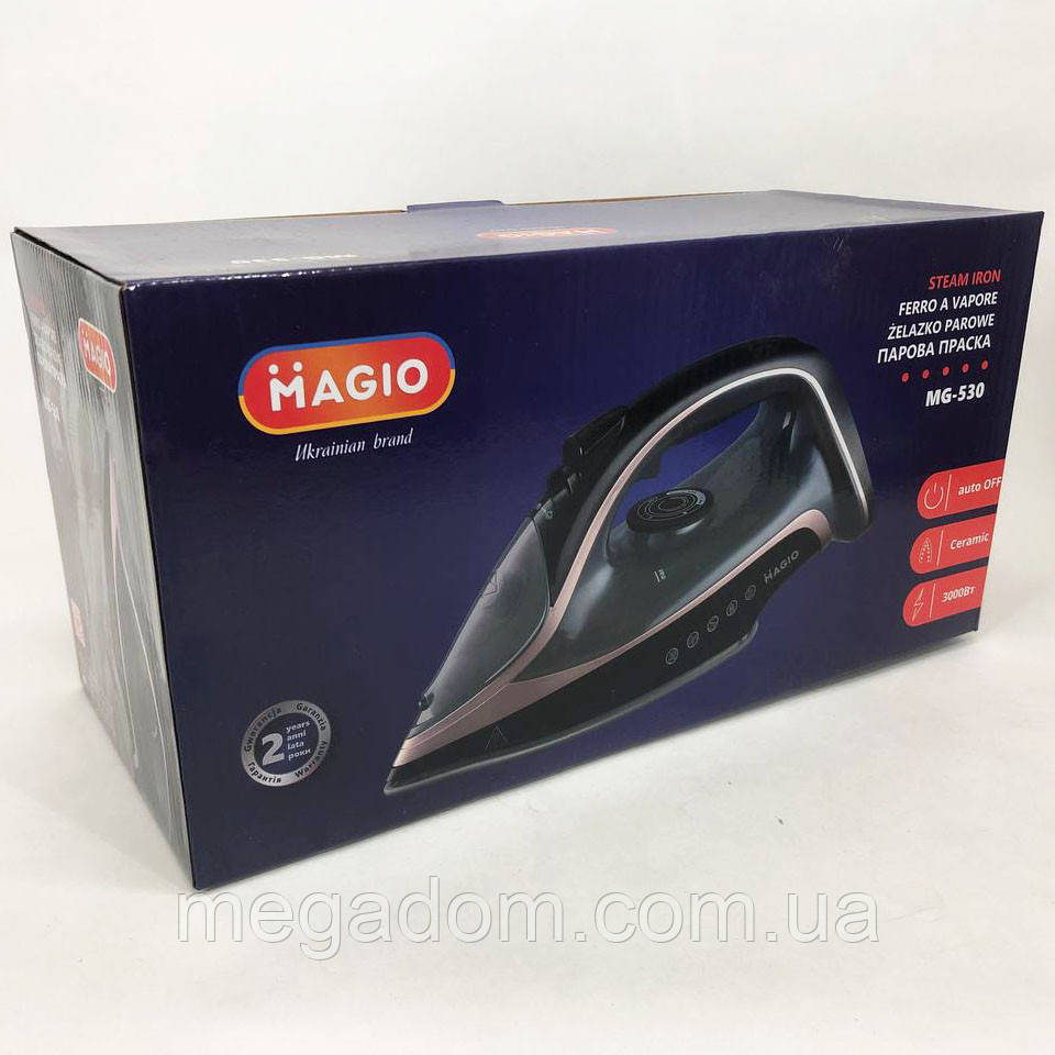 Праска MAGIO MG-530, парова праска відпарювач, парова праска відпарювач, парова праска FH-938 для одягу