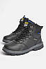 Черевики підліткові зима чорного кольору на шнурівці 187370P, фото 2