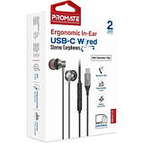 Promo Ціна! Навушники Promate Silken-C Grey (silken-c.grey) - тільки на ZaGrosh.com.ua, фото 2