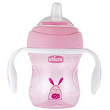 Promo Ціна! Поїльник-непроливайка Chicco Transition Cup 200 мл Рожевий (06911.10) - тільки на ZaGrosh.com.ua, фото 3