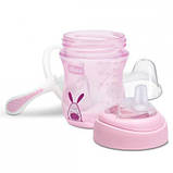 Promo Ціна! Поїльник-непроливайка Chicco Transition Cup 200 мл Рожевий (06911.10) - тільки на ZaGrosh.com.ua, фото 4