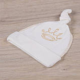 Чоловічок "ВеtiS вaвy" з шапочкою, рукавичками інтерлок зріст 62 см (1 – 3 місяці) Betis Молочний, фото 2