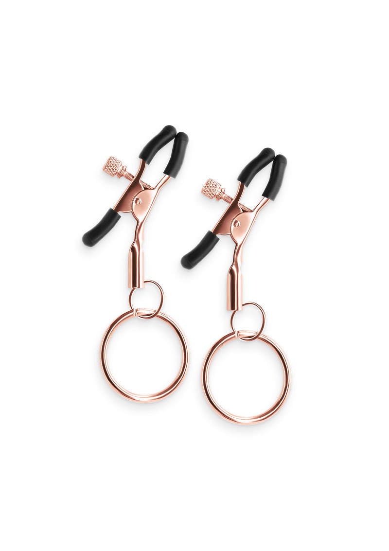 Затискачі для сосків NS Novelties Bound Nipple Clamps C2 Rose Gold AIW Or2510, фото 1