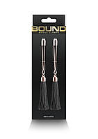 Затискачі для сосків NS Novelties Bound Nipple Clamps T1 Black AIW Or2513, фото 3