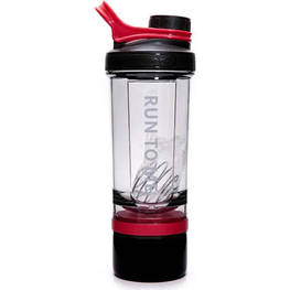 Шейкер спортивний Casno 600 мл KXN-1199 з вінчиком Сірий/Червоний (KXN-1199_Grey/Red) - оригінал