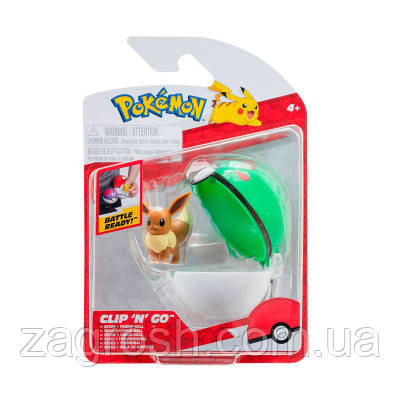 Promo Ціна! Ігровий набір Pokemon W16 - Іві в покеболі (PKW3146) - тільки на ZaGrosh.com.ua, фото 1