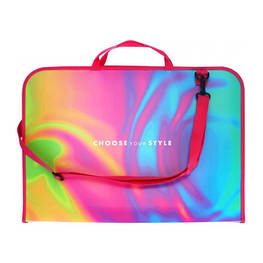 Папка - портфель Maxi А3 пластиковий на блискавці Silk (MX30003-07) - оригінал