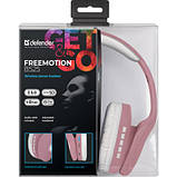 Promo Ціна! Навушники Defender FreeMotion B525 Bluetooth Pink-White (63528) - тільки на ZaGrosh.com.ua, фото 6