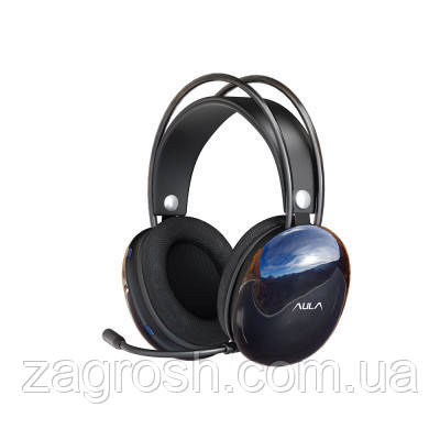 Promo Ціна! Навушники Aula S505 RGB Transparent Gaming Headset Black (6948391235479) - тільки на ZaGrosh.com.ua, фото 1