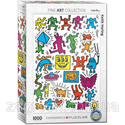 Promo Ціна! Пазл Eurographics Колаж Кейт Харінг 1000 елементів (6000-5513) - тільки на ZaGrosh.com.ua, фото 1