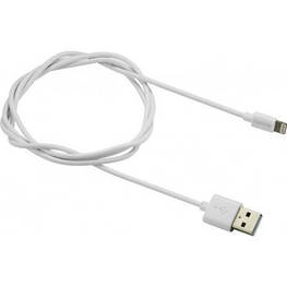 Дата кабель USB 2.0 AM to Lightning 1.0m MFI Canyon (CNS-MFICAB01W) - оригінал