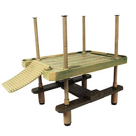 Місток плаваючий для черепах кутовий пластиковий NOMOypet Floating platform 40.5x28x41 см