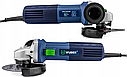 Болгарка (кутова шліфувальна машина) Wuber 1600Вт 125мм + набір 10 дисків 125мм (Польща), фото 4