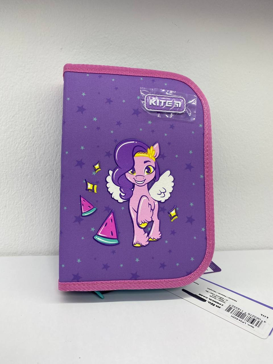Пенал Kite My little pony фіолетовий з канцелярією