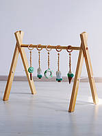 Мобіль дитячий, підлоговий "Бебі Джим" + комплект підвісок Ласунка