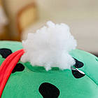 М'яка іграшка обіймашка "Жаба" 45см / Плюшева іграшка подушка / Плюшева жабка / Плюшева жаба, фото 7