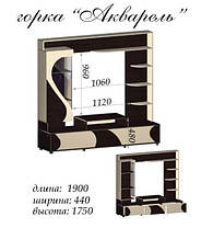 Вітальня Акварель 1750х1900х440мм Майстер Форм, фото 6