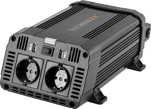 Інвертор автомобільний 12V-230V Technaxx TE16 2USB 1200-2400W