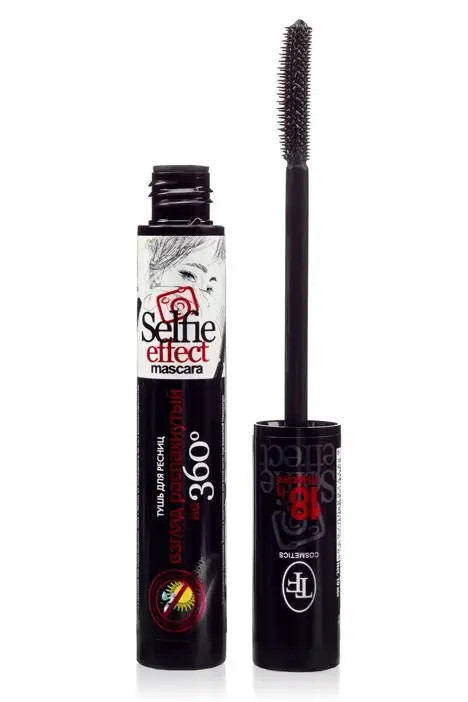 Туш для вій для створення вигину і максимальної довжини Triumpf Selfi effect mascara Чорна