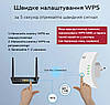 Бездротовий Wi-Fi репітер підсилювач сигналу Wi-Fi 2.4 ГГц 300 Мбіт/с ретрянслятор Білий, фото 8